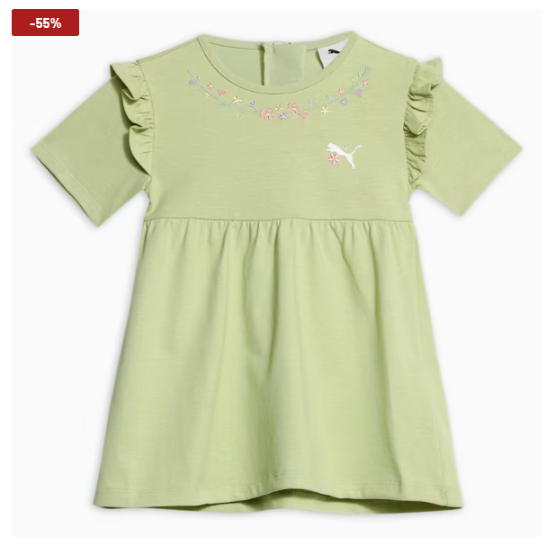 Girls Ruffle Hem Dress