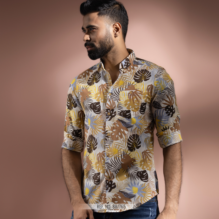 Men Printed Casual Shirt