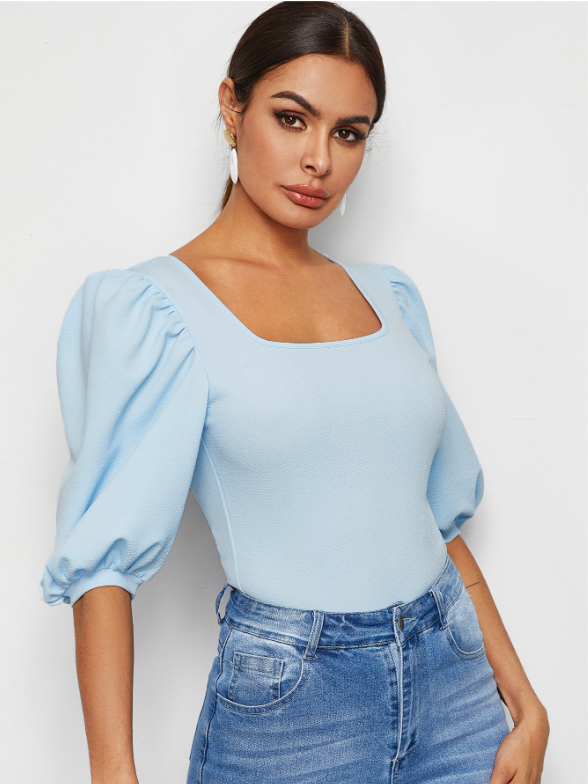 Women Puff Sleeve Top