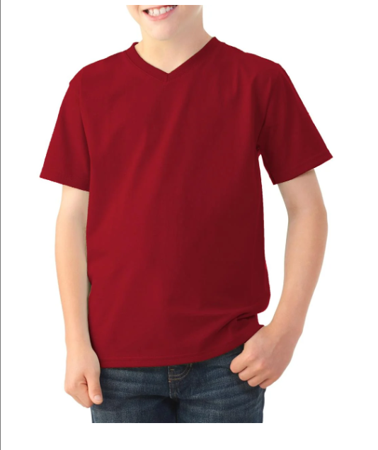 Men White Basic Round Neck Tee