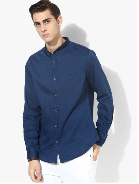 Men Solid Casual Shirt