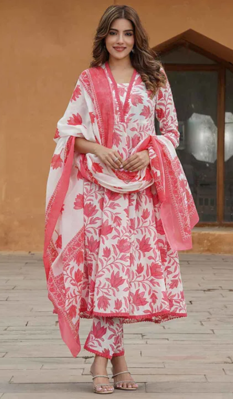 Women Embroidered Salwar Suit