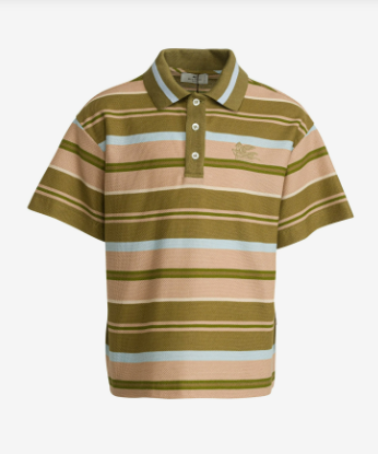 Boys Striped Polo T-Shirt
