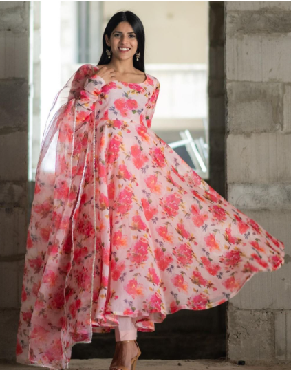 Women Silk Blend Suit Set