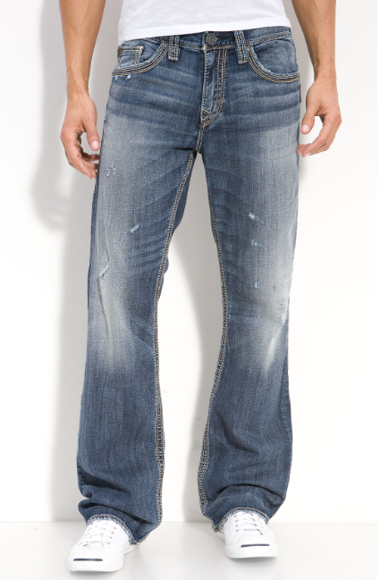 Men Cropped Jeans