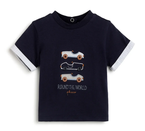 Boys Printed Cotton T-Shirt - Style 7
