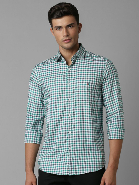 Men Checked Casual Shirt - Style 8