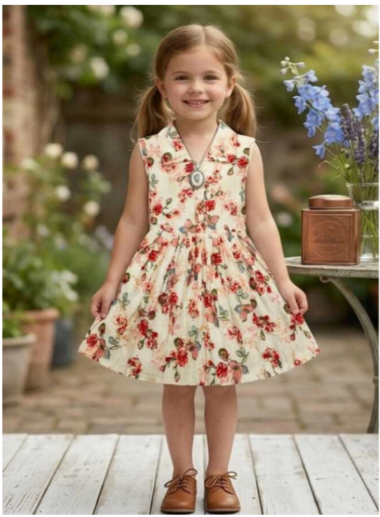 Girls A-Line Frock - Style 9
