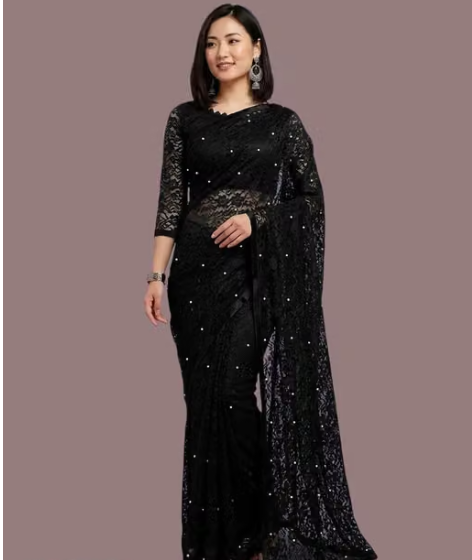 Women Zari Border Party Saree