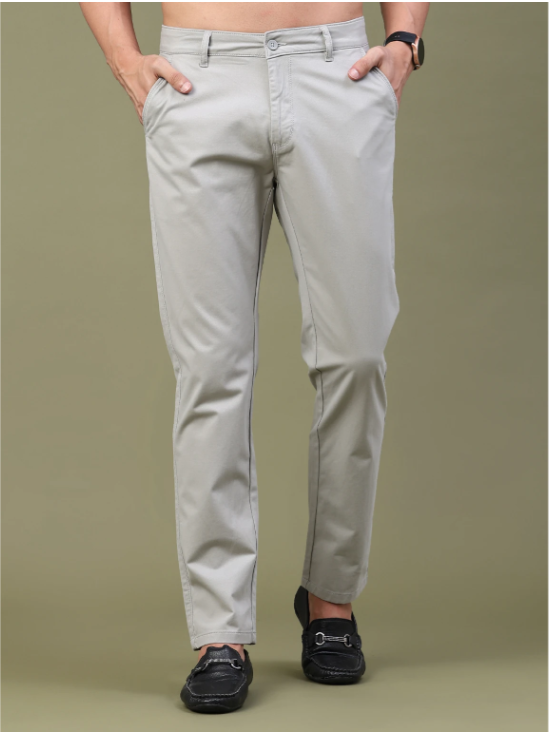 Men Signature Slim Fit Chino Trousers - Style 10