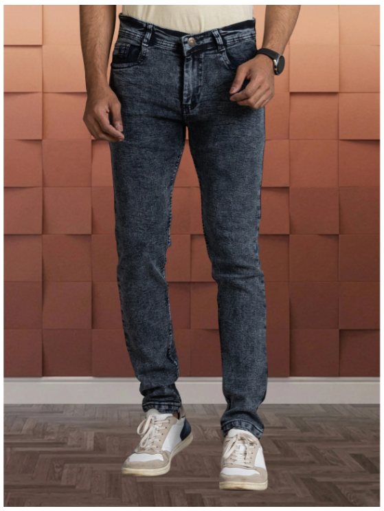 Men Signature Slim Fit Denim Jeans - Style 8