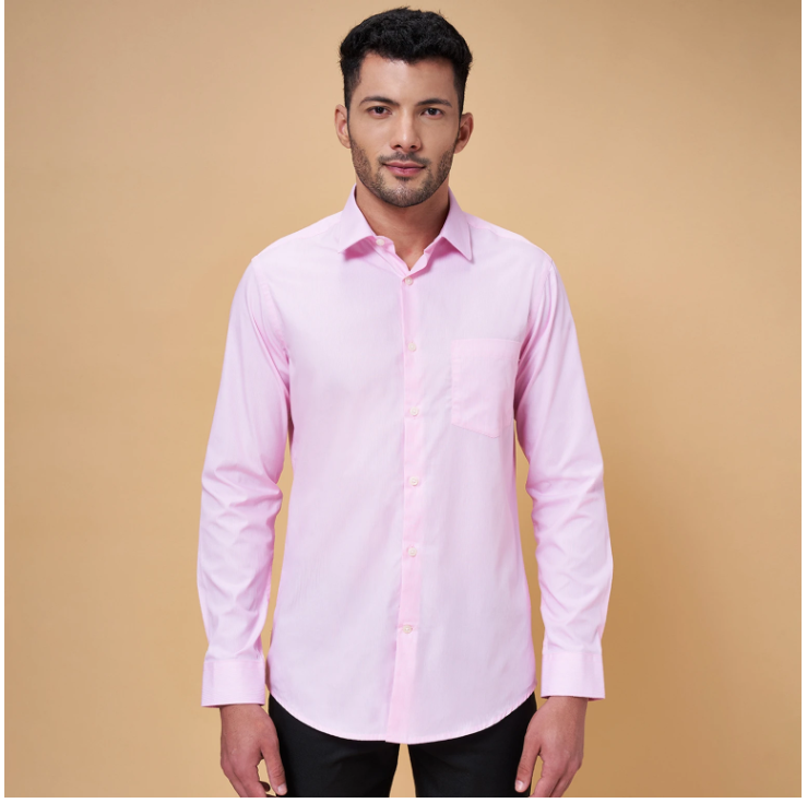 Men Classic Slim Fit Formal Shirt - Style 12