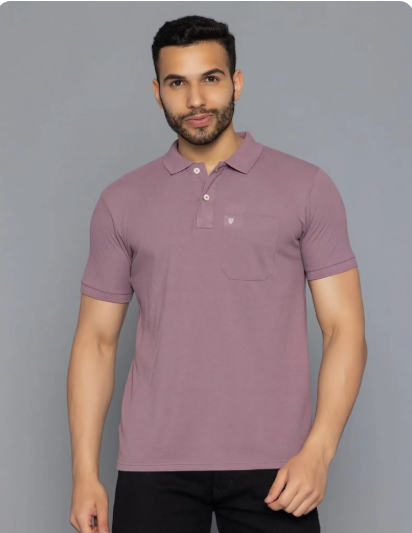 Men Signature Pique Cotton Polo T-Shirt - Style 4