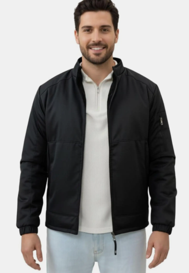 Men Black Light Jacket