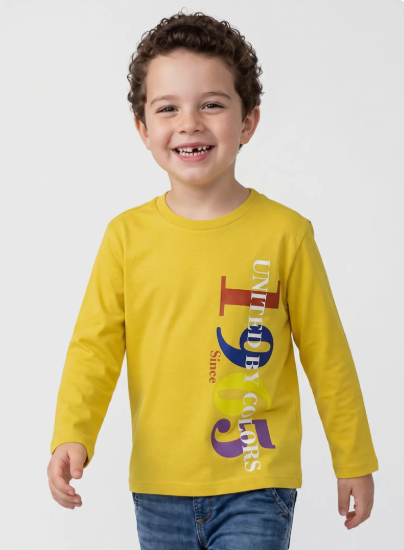 United Colors of Benetton (UCB) Boys Graphic Print T-Shirt
