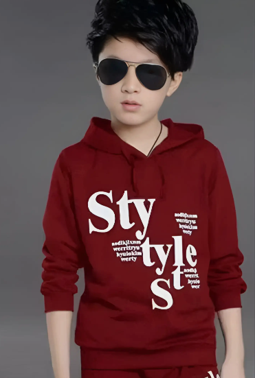 Boys Typography Print T-Shirt