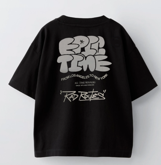 Boys Printed Cotton T-Shirt - Style 4