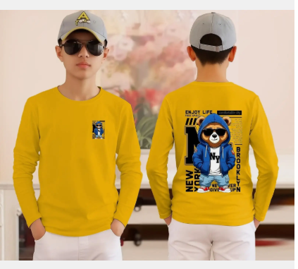 Boys Printed Cotton T-Shirt
