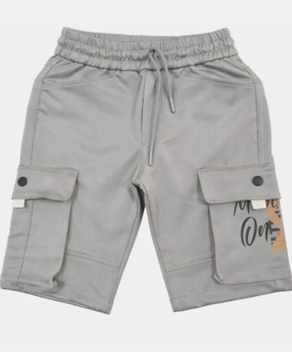 Boys Grey Denim Shorts
