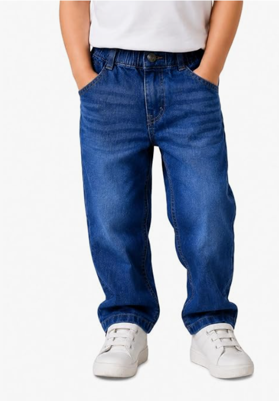 Boys Straight Fit Denim Jeans