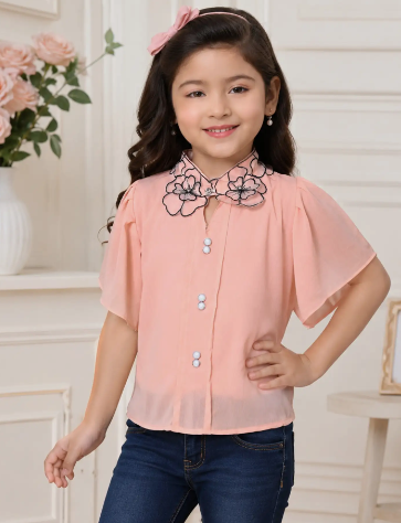 Girls Cotton Casual Top