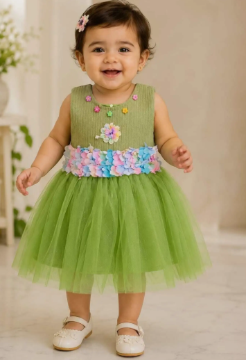 Girls Party Frock - Style 6