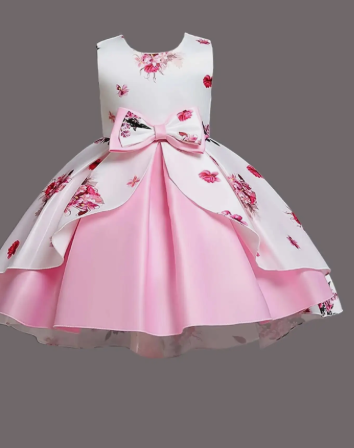 Girls Peplum Frock