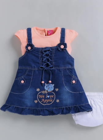 Girls Denim Dress