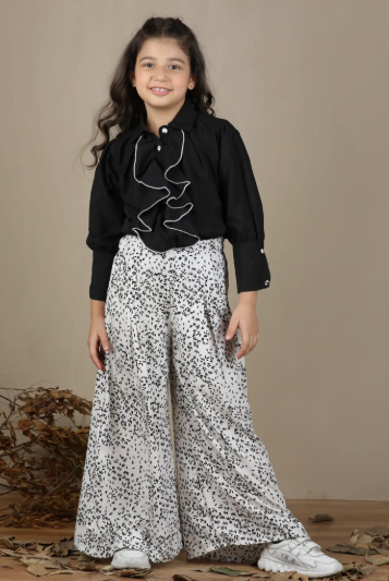 Girls Ruffled Palazzo