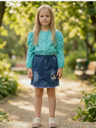 Girls Denim Skirt