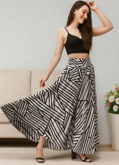 Women Flared Palazzo