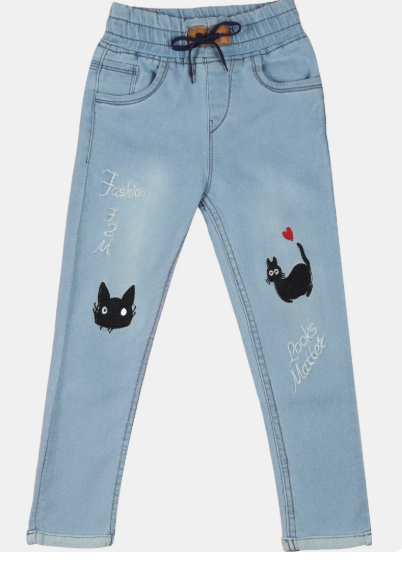 Girls Slim Fit Denim Jeans