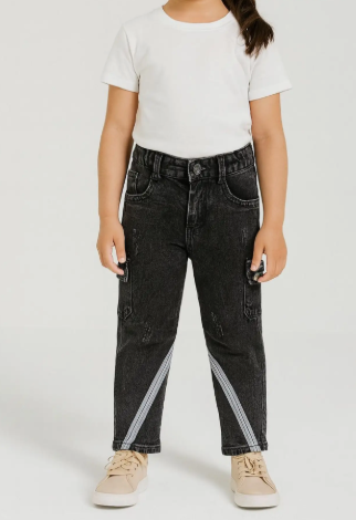Girls Regular Fit Denim Jeans