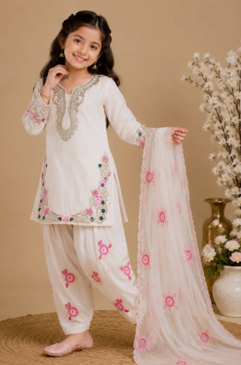Girls Festive Salwar Set