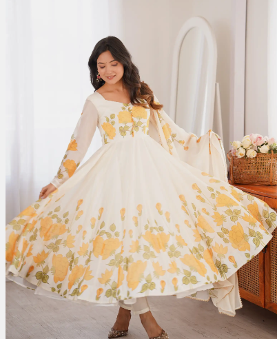 Girls Chiffon Anarkali