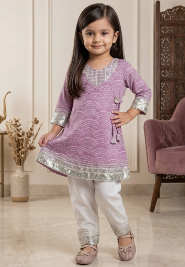 Girls Printed Salwar Set