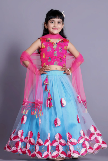 Girls Lehenga Choli Set