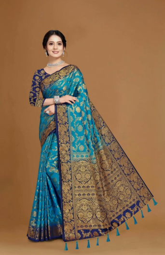 Women Cotton Silk Saree