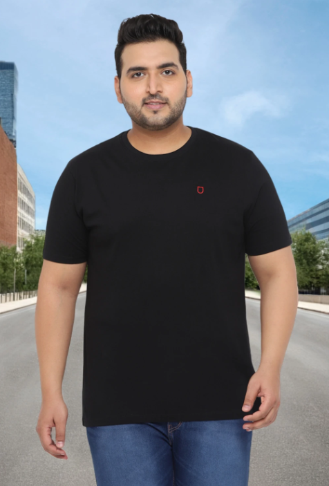 Men Urban Round Neck Cotton T-Shirt - Style 3