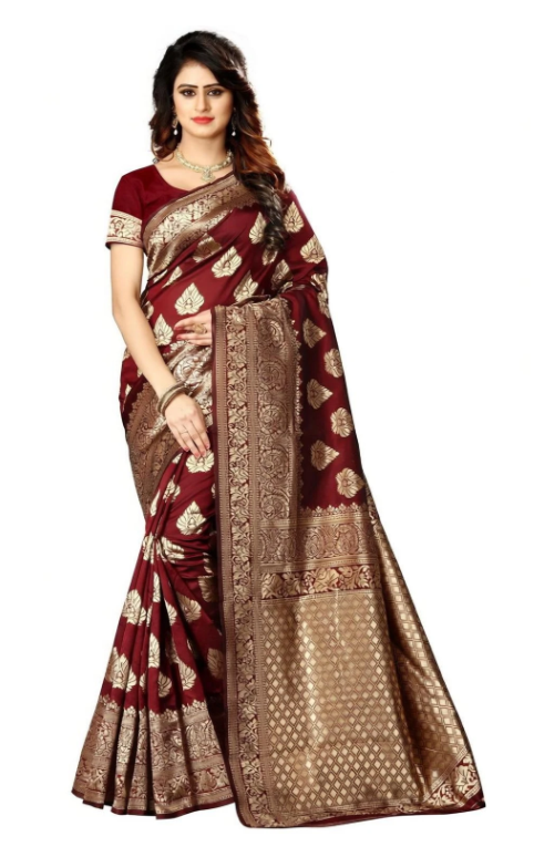 Women Banarasi Silk Saree