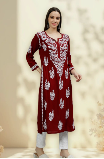 Women Thread Work Kurti
