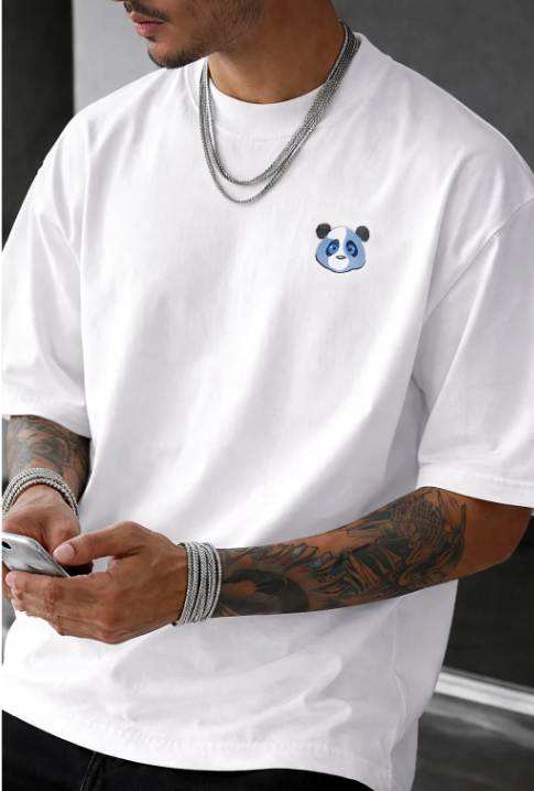Men Classic Round Neck Cotton T-Shirt - Style 4