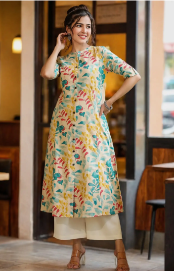 Women A-Line Kurti