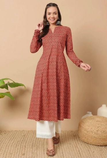 Women Floral Print Kurti