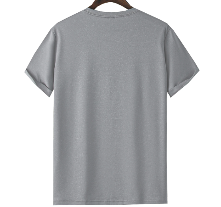 Men Classic Round Neck Cotton T-Shirt - Style 3