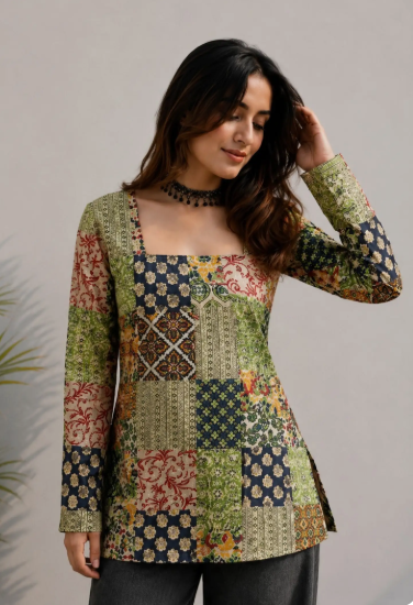Women Viscose Printed Kurti