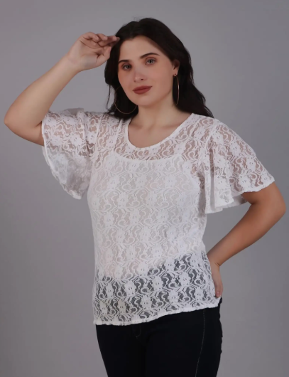 Women Lace Regular Top - Style 5