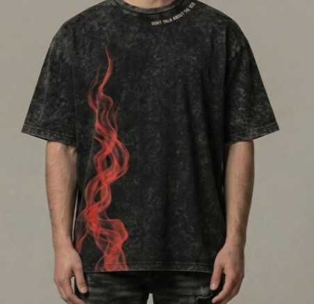 Men Faded Print T-Shirt