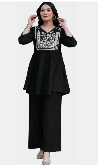 Belle Fille Wide-Leg Jumpsuit with Ruffle Detail - Style 5