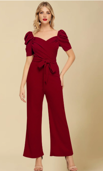 Solid Basic Jumpsuit - Style 4